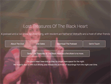 Tablet Screenshot of losttreasurespodcast.com